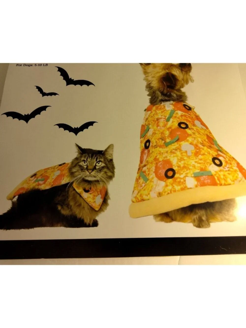 Pizza Slice Costume Dog Cat Pet Halloween Outfit M Medium